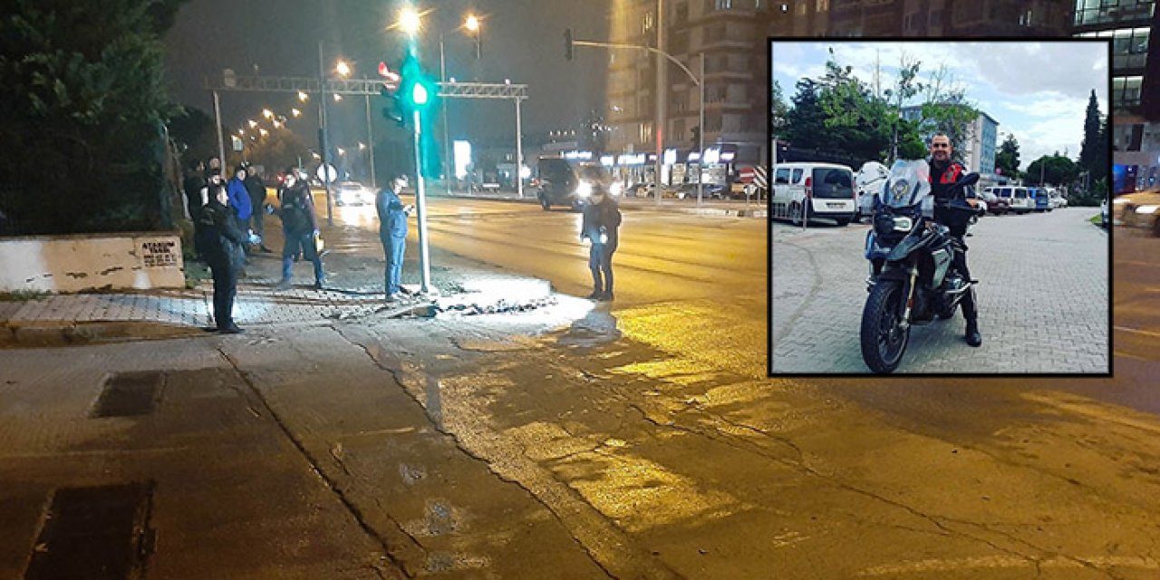Motosikletli polislere çekici çarptı: 1 şehit 1 yaralı