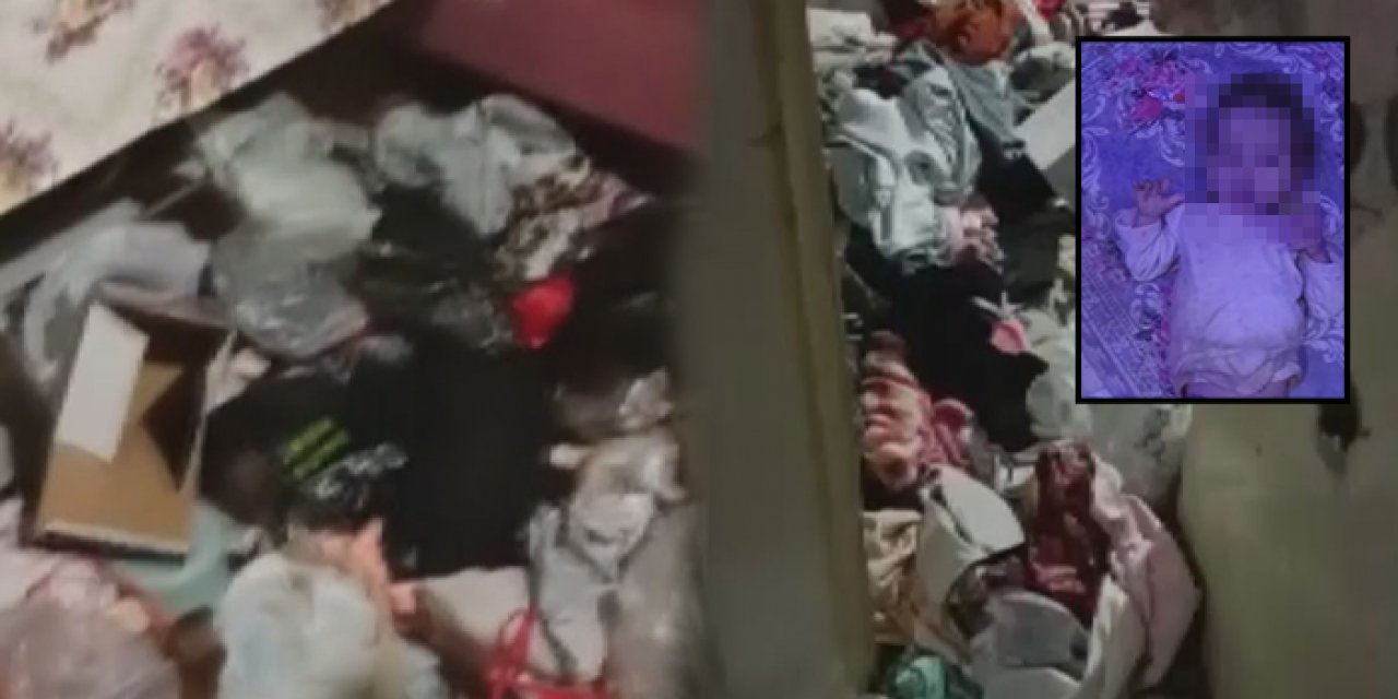 Çöp evde 1,5 yaşında çocuk bulundu: Görenler şoke oldu