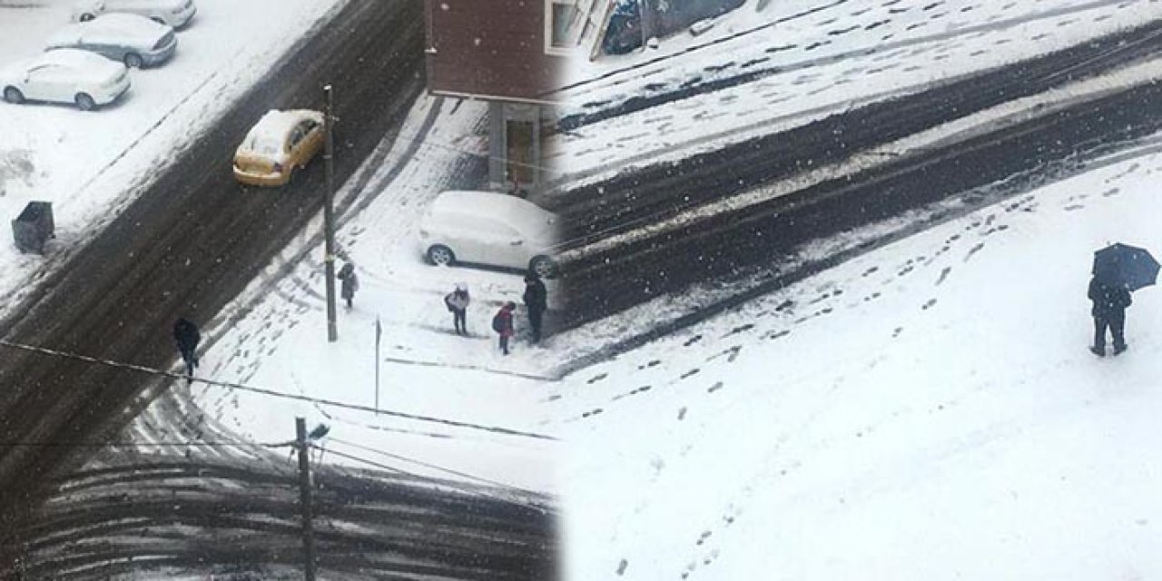 Ardahan ve Erzincan'da yoğun kar yağışı