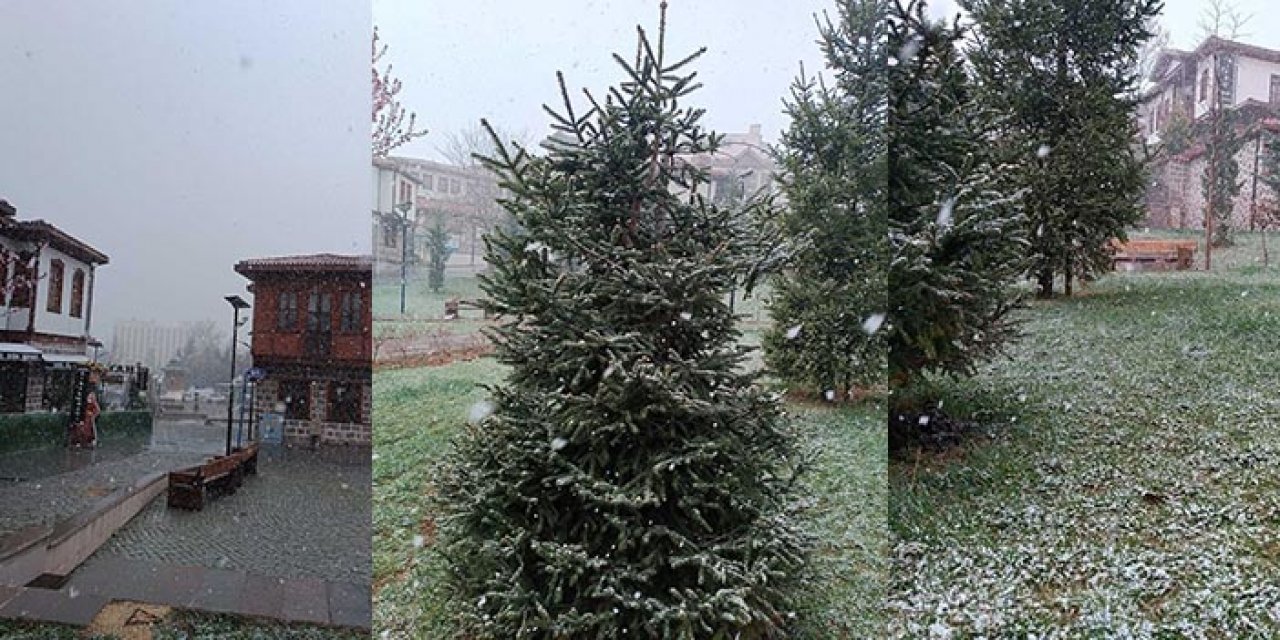 Ankara'dan kış manzaraları