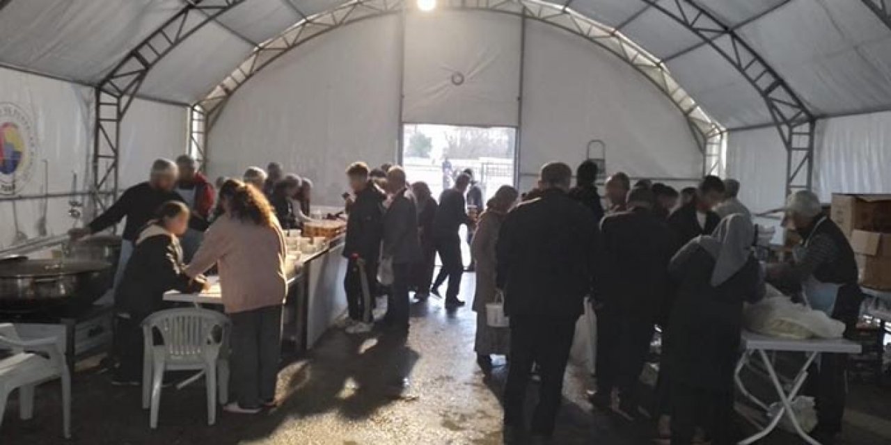 35 bin öğün yemek depremzedelere dağıtılacak