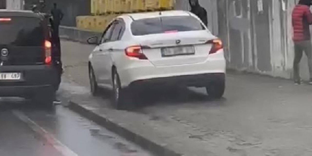 Trafikten kaçarken ceza yedi