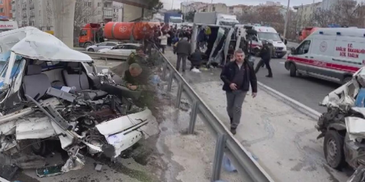 Zincirleme kaza: çok sayıda yaralı var