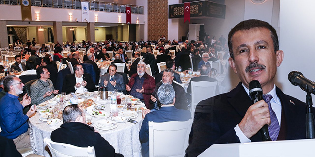 Altındağ'da depremzedeler ile iftar sofrası