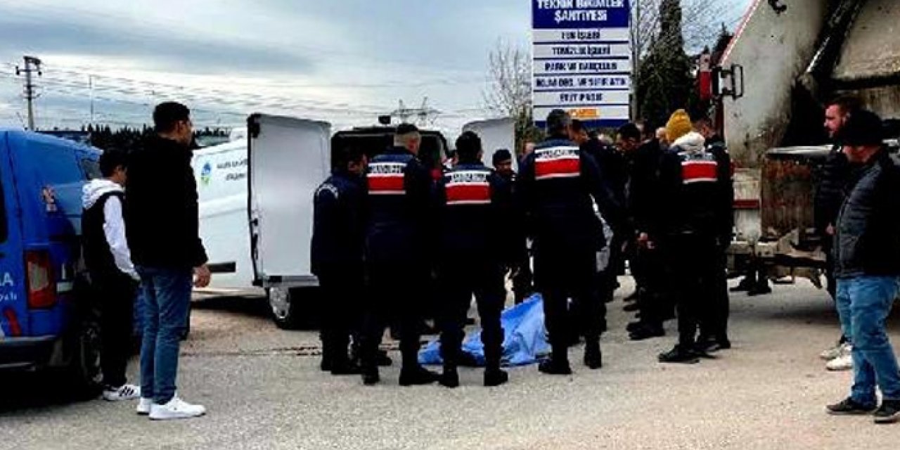 Çöp kamyonu can aldı