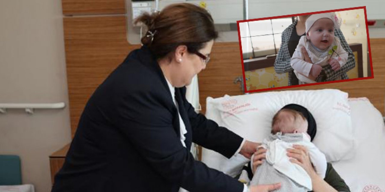 Mucize bebek Gizem annesine kavuştu