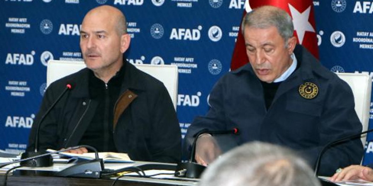 Soylu ve Akar Hatay’da