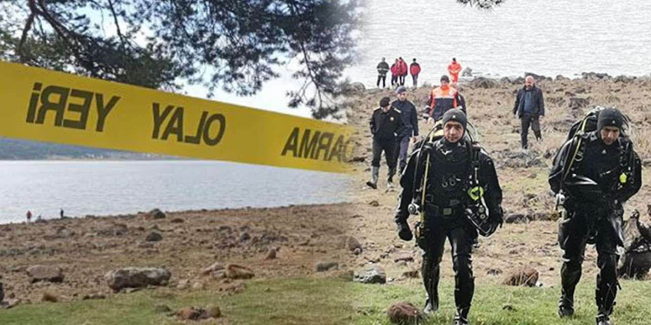 Gölette tekne battı: 1 kişi kayıp