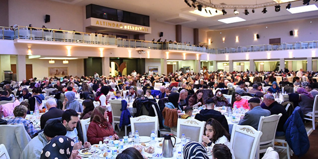 Altındağ Belediyesi’nden her akşam iftar