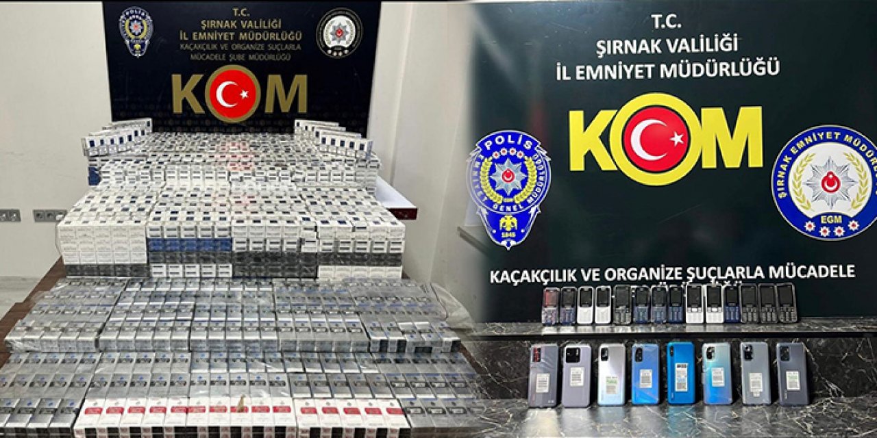 Şırnak’ta kaçakçılık operasyonları: 46 gözaltı