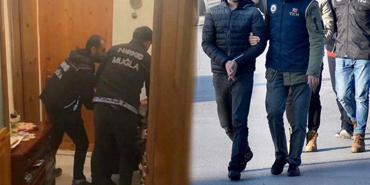 Muğla ve İzmir’de eş zamanlı uyuşturucu operasyonu: 25 gözaltı
