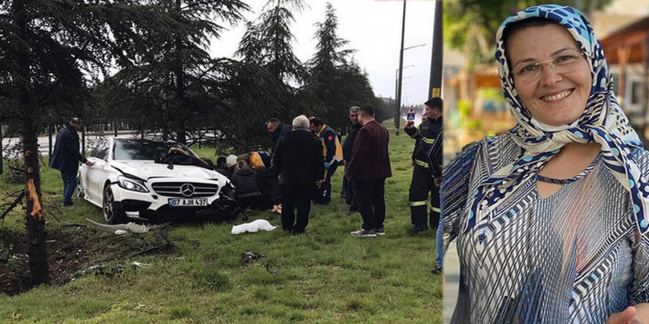 Otomobil ağaca çarptı: 1 ölü, 3 yaralı