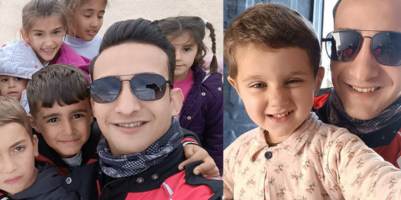 Depremzede Emine’ye doğum günü sürprizi polis abilerinden