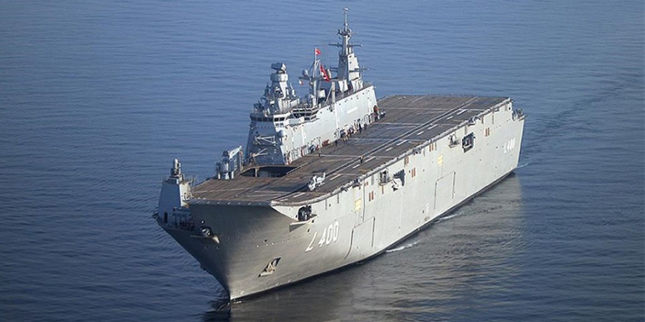 TCG Anadolu savaş gemisi teslimata hazır