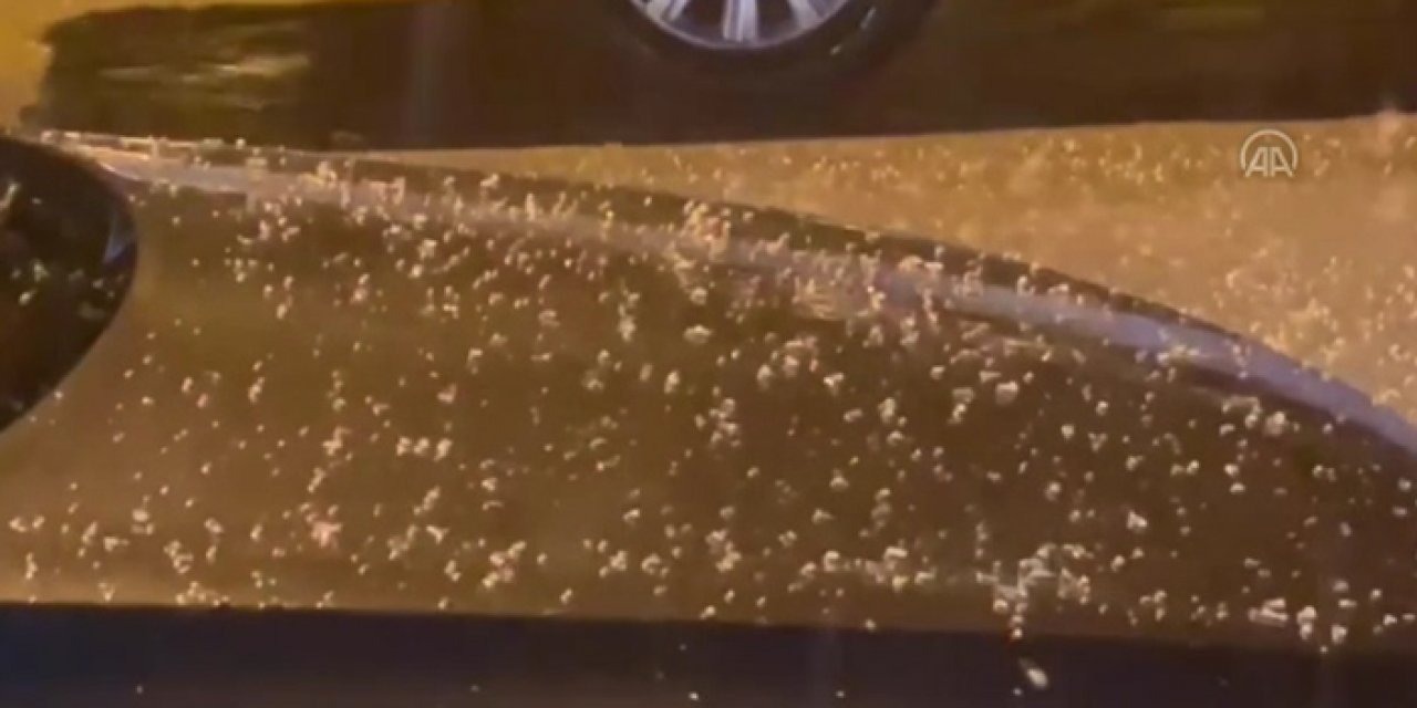 Aydın'da dolu etkili oldu