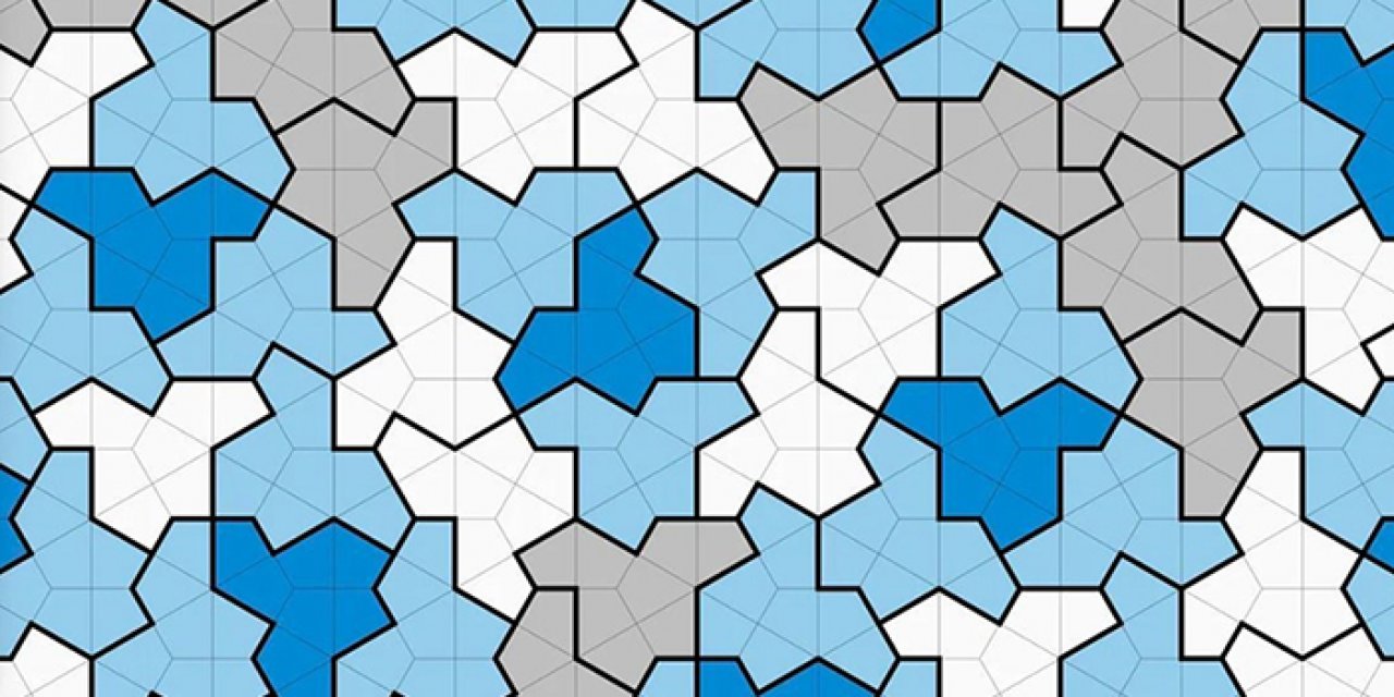 Bir alanı tekrarsız kaplayabilen geometrik şekil bulundu