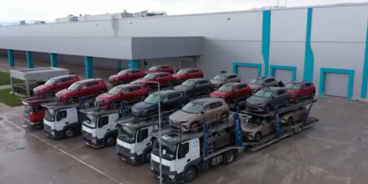 TOGG sevkiyatından son görüntüler