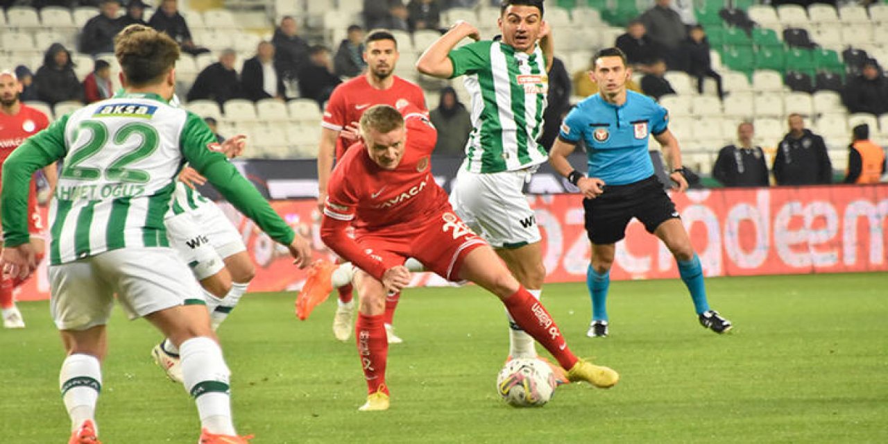 Konyaspor - Antalyaspor: 1-1