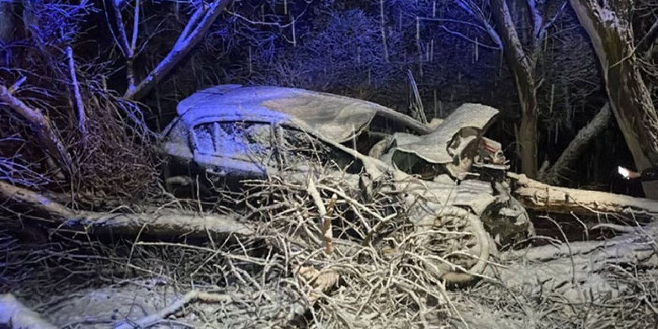 Otomobil devrildi 1'i çocuk 3 kişi öldü