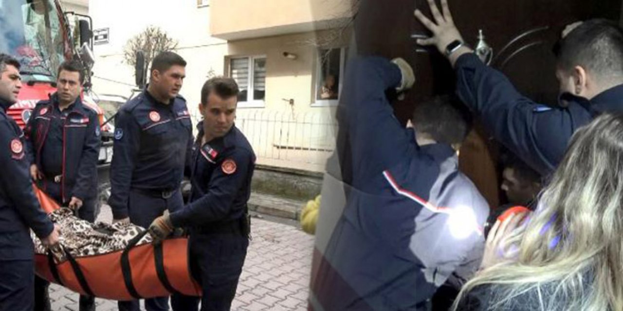 Evinde düşen yaşlı kadını günler sonra itfaiye ekipleri kurtardı