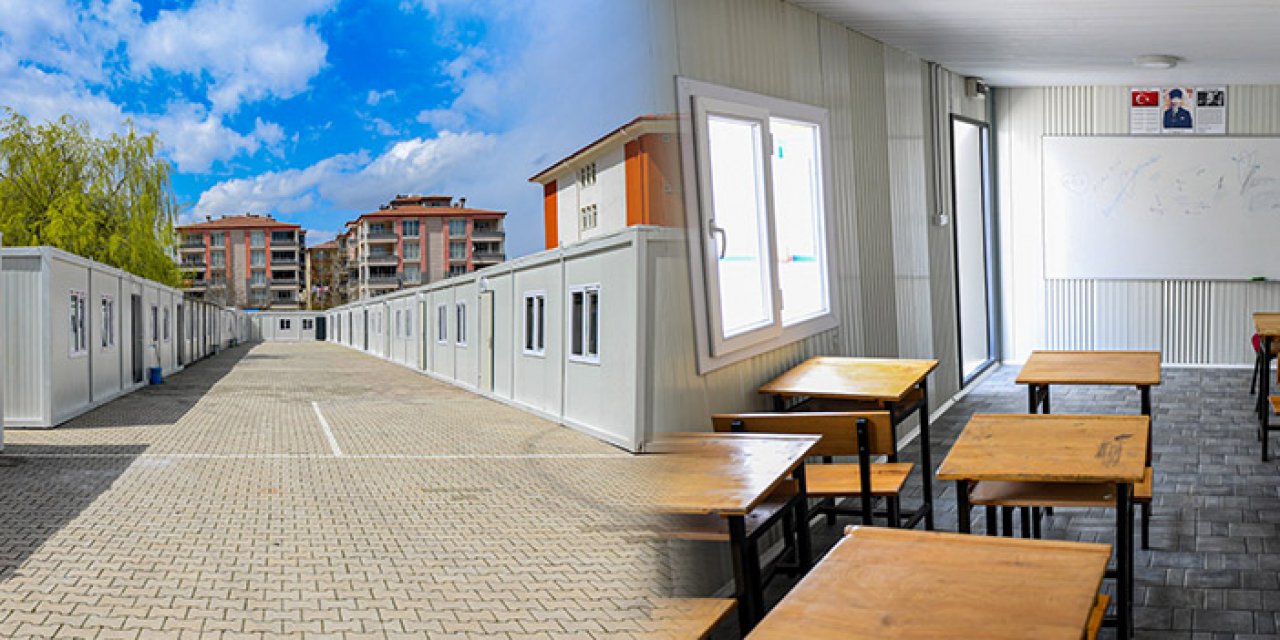 Malatya’da konteyner okullarda sona gelindi