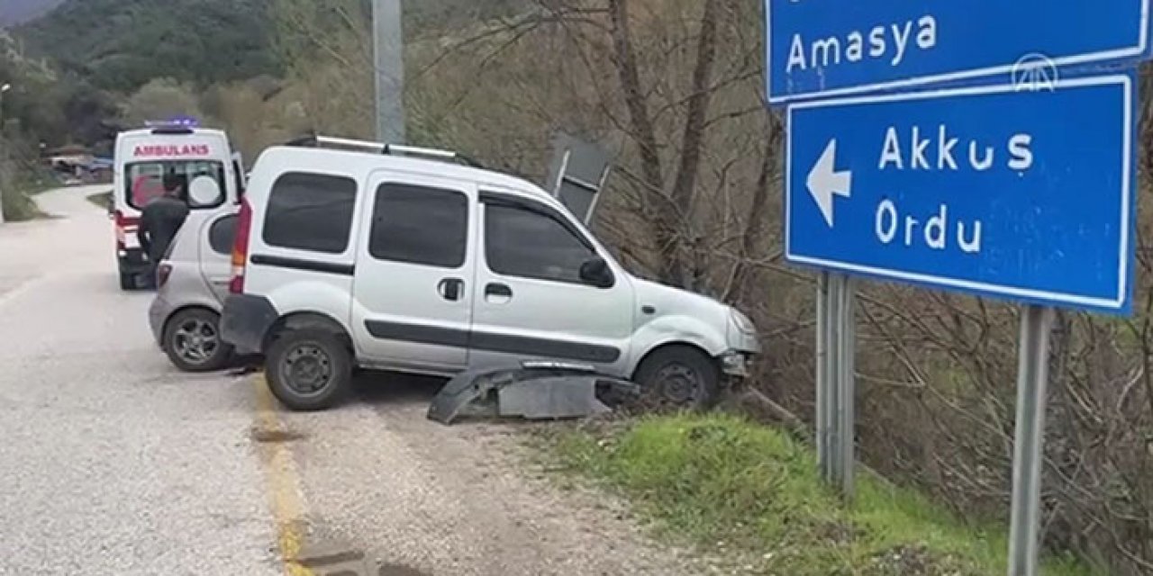 Tokat’ta trafik kazası: 2 yaralı