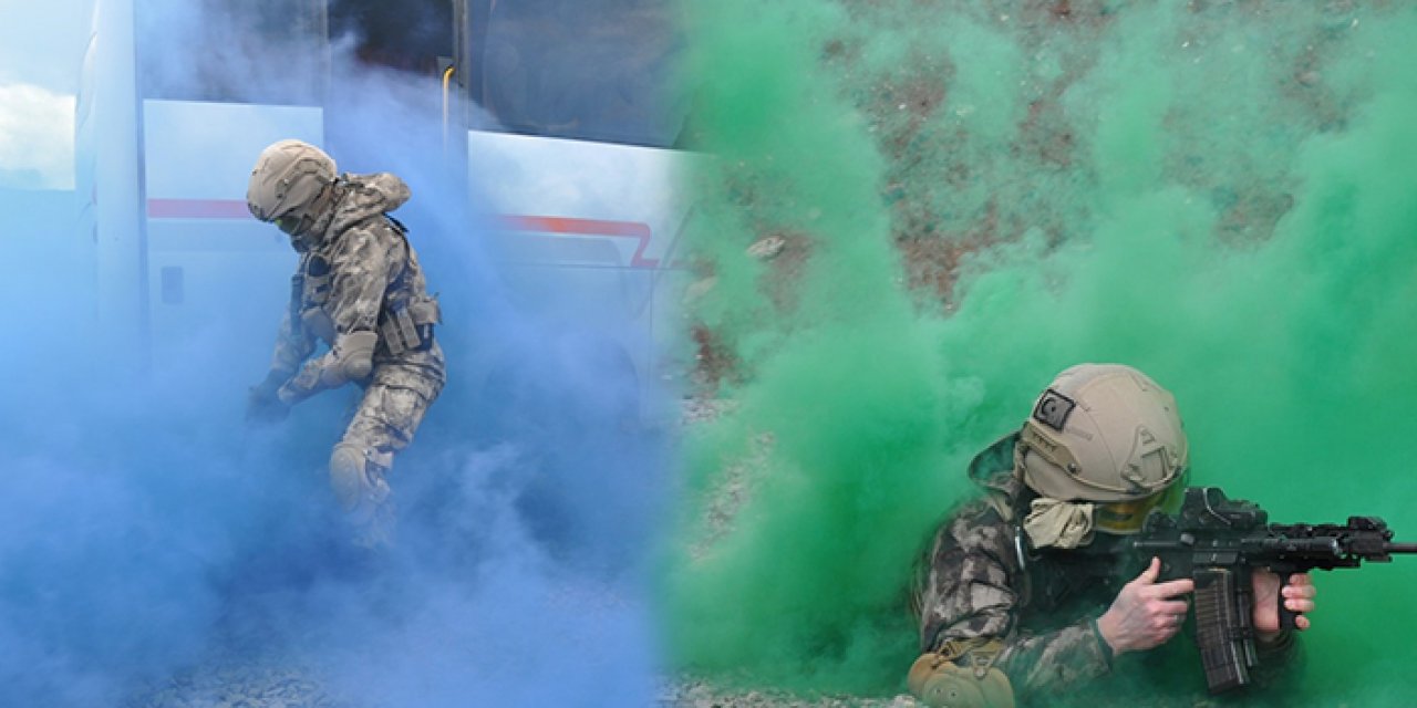 Özel harekât polisinden tatbikat