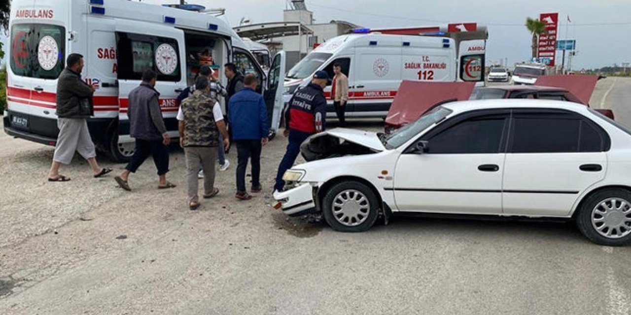 Osmaniye’de iki araç çarpıştı: 6 yaralı