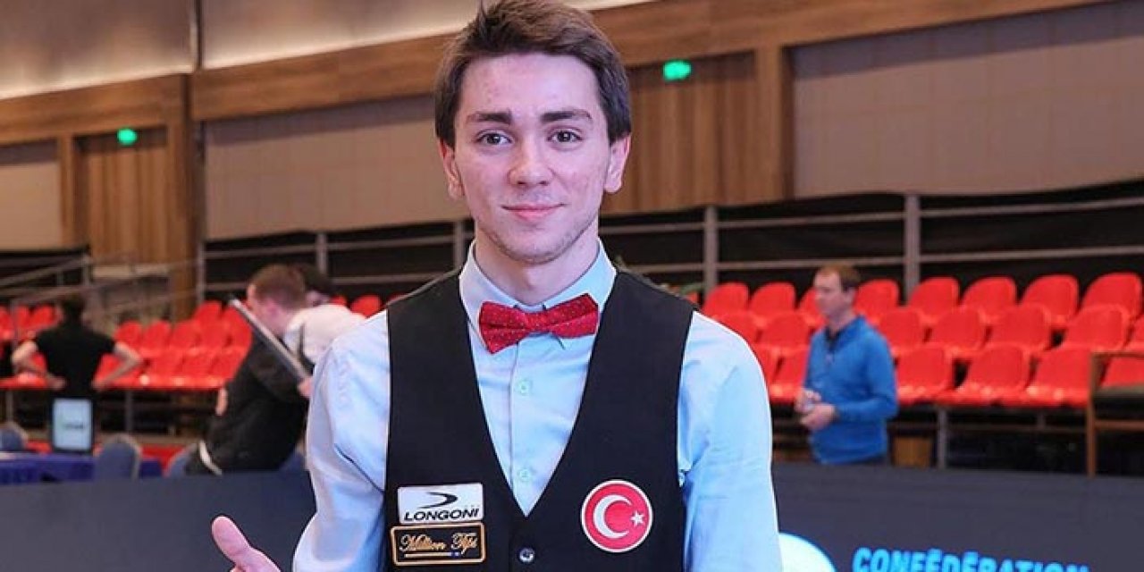 Bilardo Şampiyonası’nda altın madalya