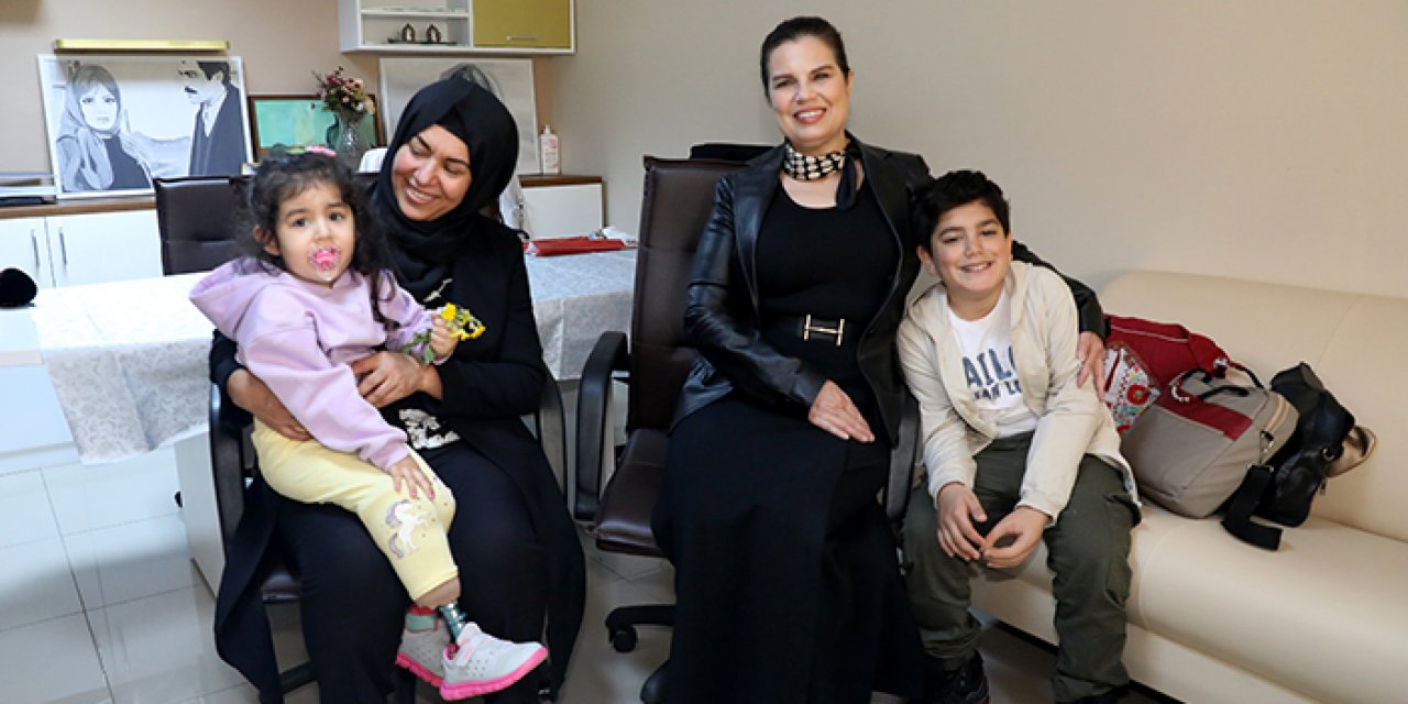 Depremde uzuvları kesilmişti: ücretsiz protez takıldı