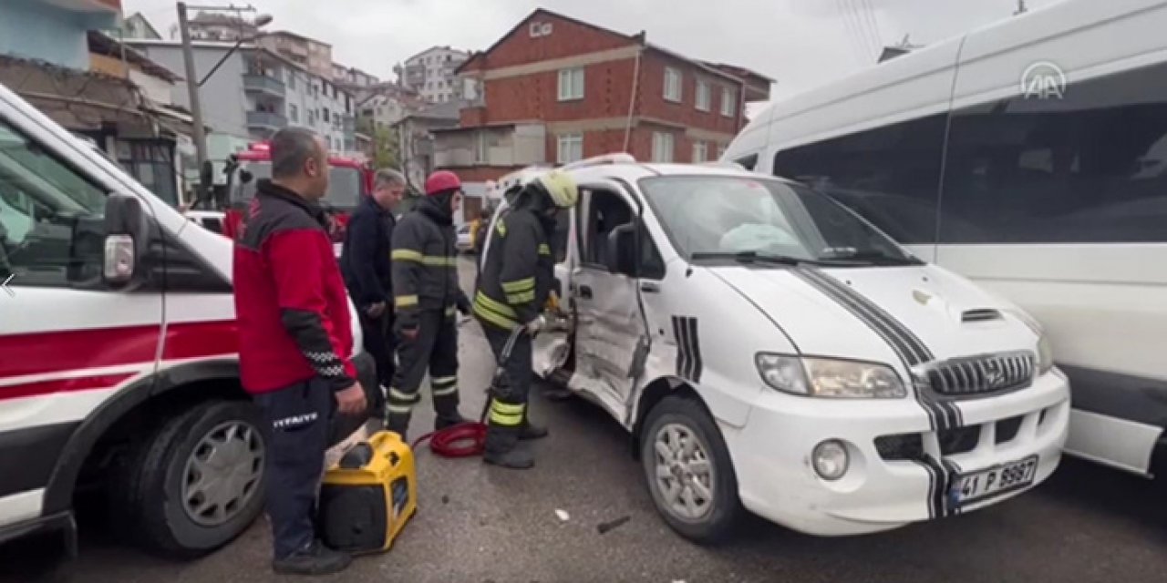 Kocaeli’nde kaza 3 yaralı