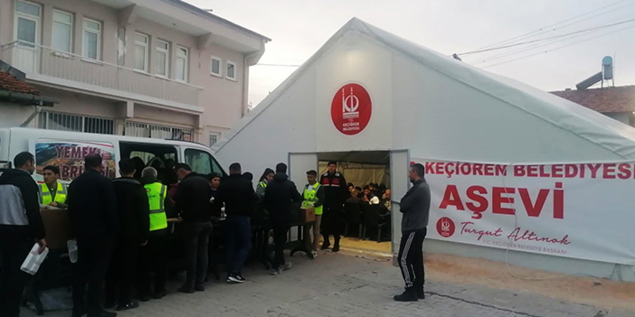 Keçiören Belediyesi’nden 3 deprem bölgesinde iftar hizmeti