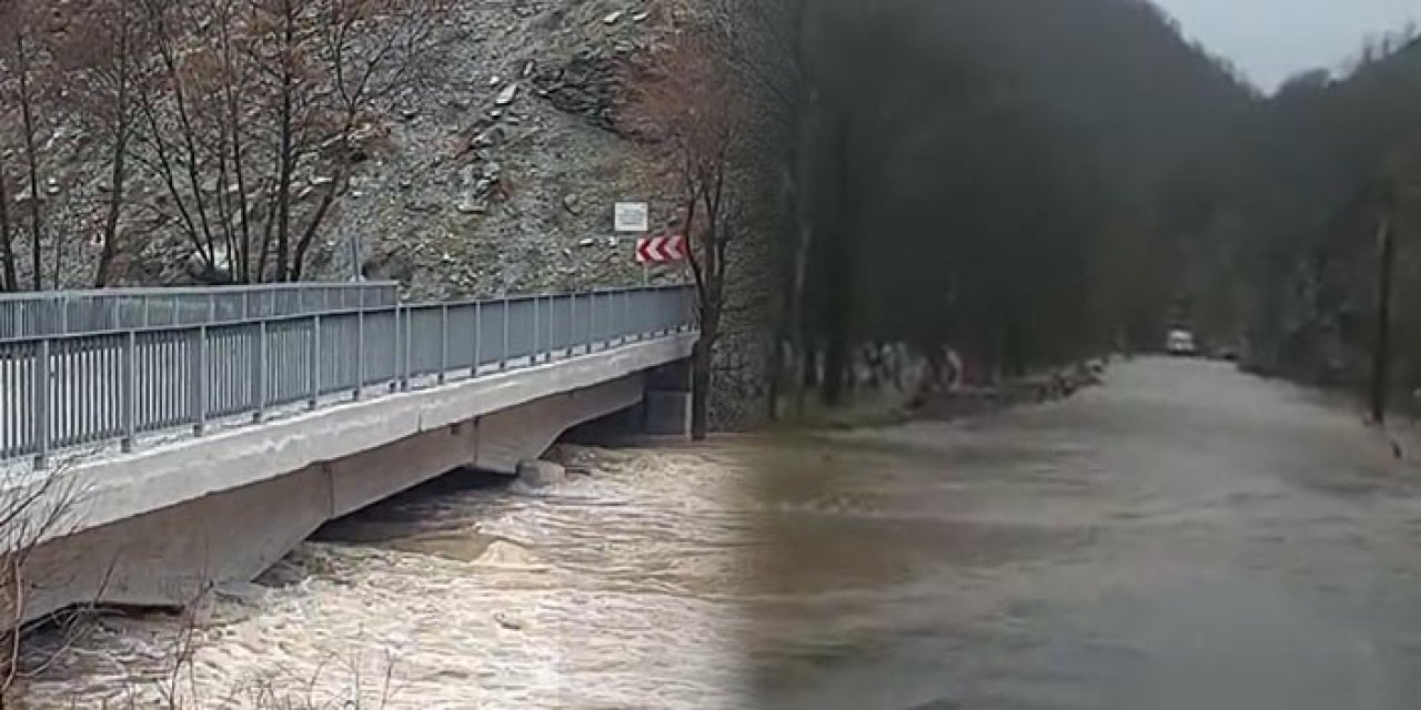 Tunceli’de sağanak: Munzur Çayı taştı