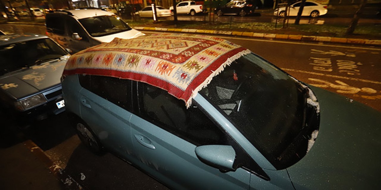 Sağanak yağış ve dolu etkili oldu