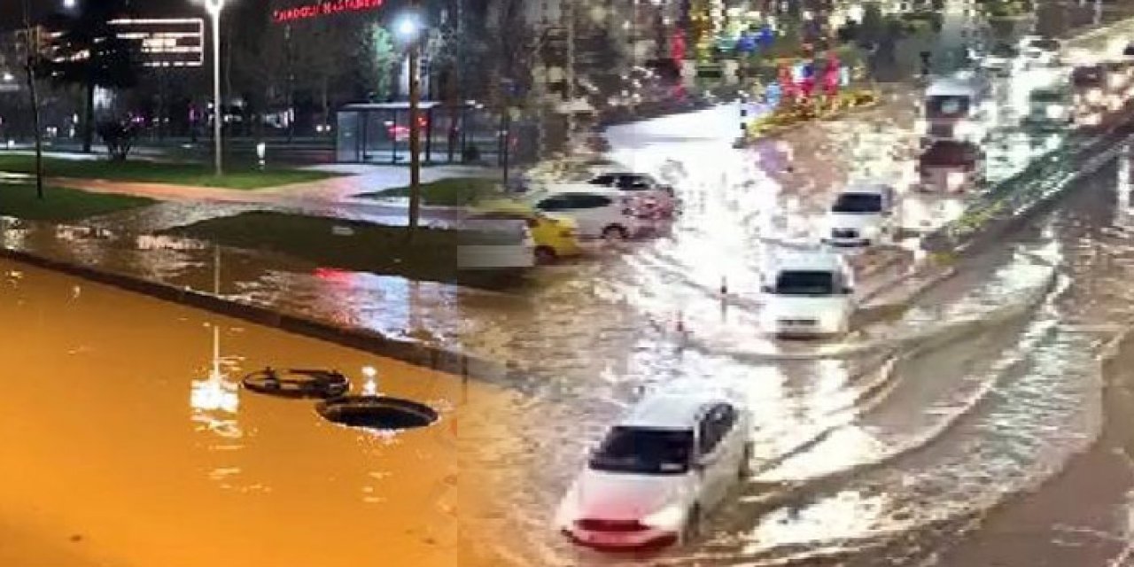 Ev ve iş yerlerini su bastı