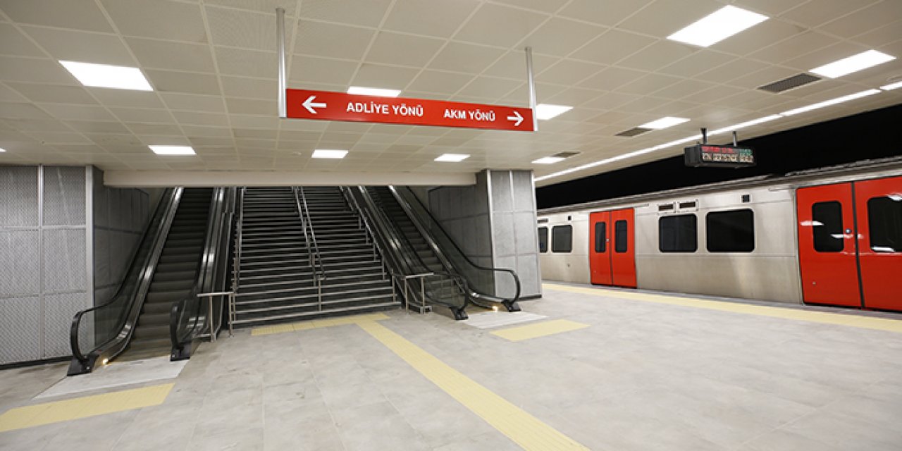 AKM-Gar-Kızılay metro hattı bugün açılıyor