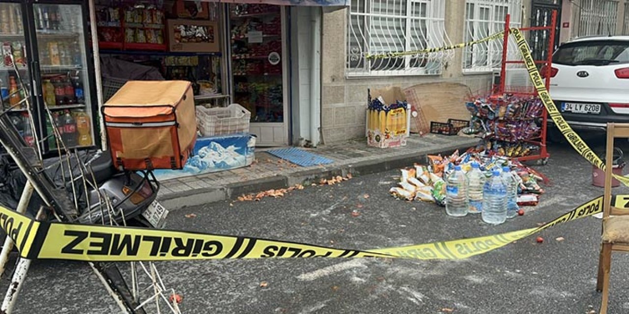 Market sahibi ve müşteri arasında bıçaklı kavga