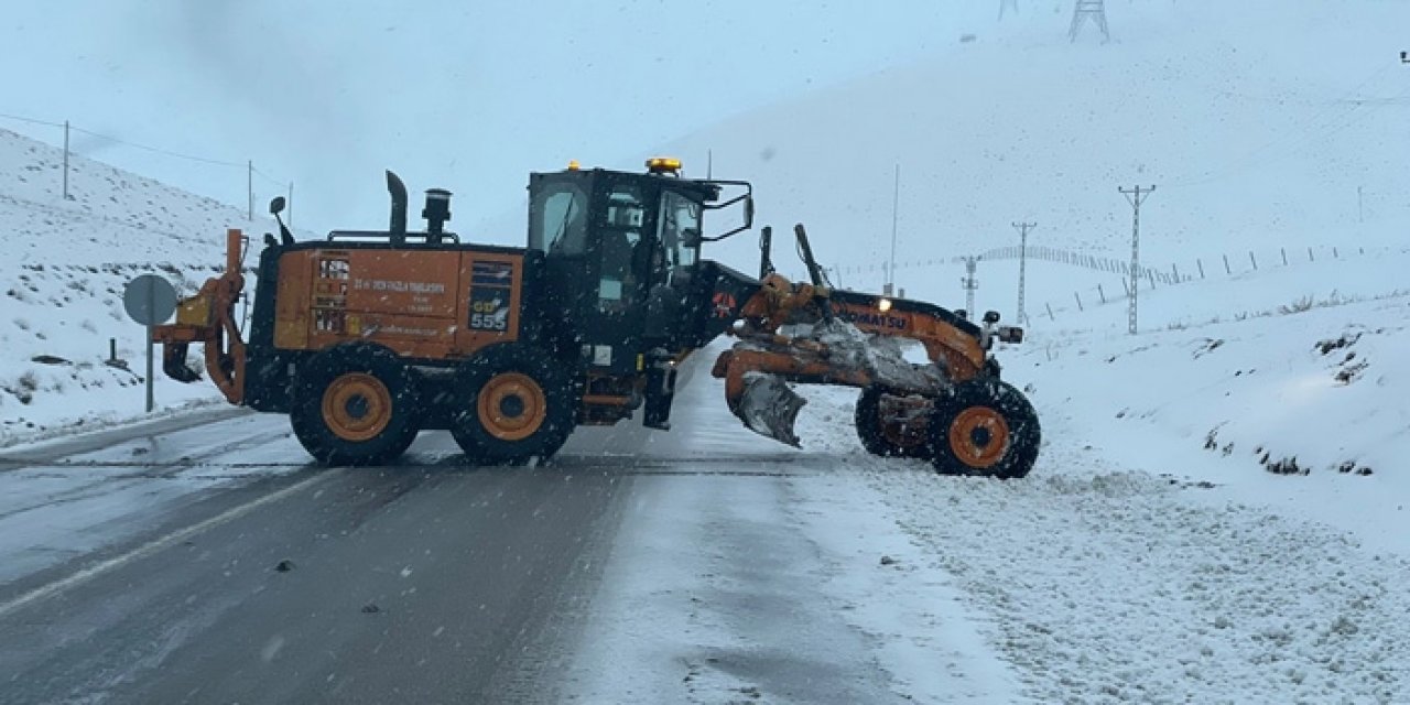 Van'a kış geri geldi
