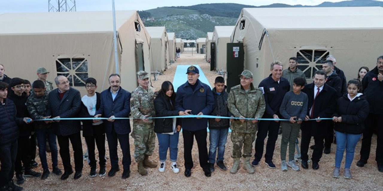 Antakya NATO Çadır Kenti açıldı