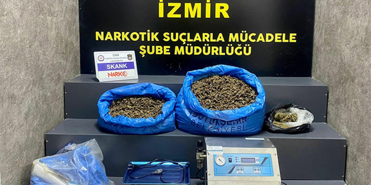 İzmir'de uyuşturucu baskını