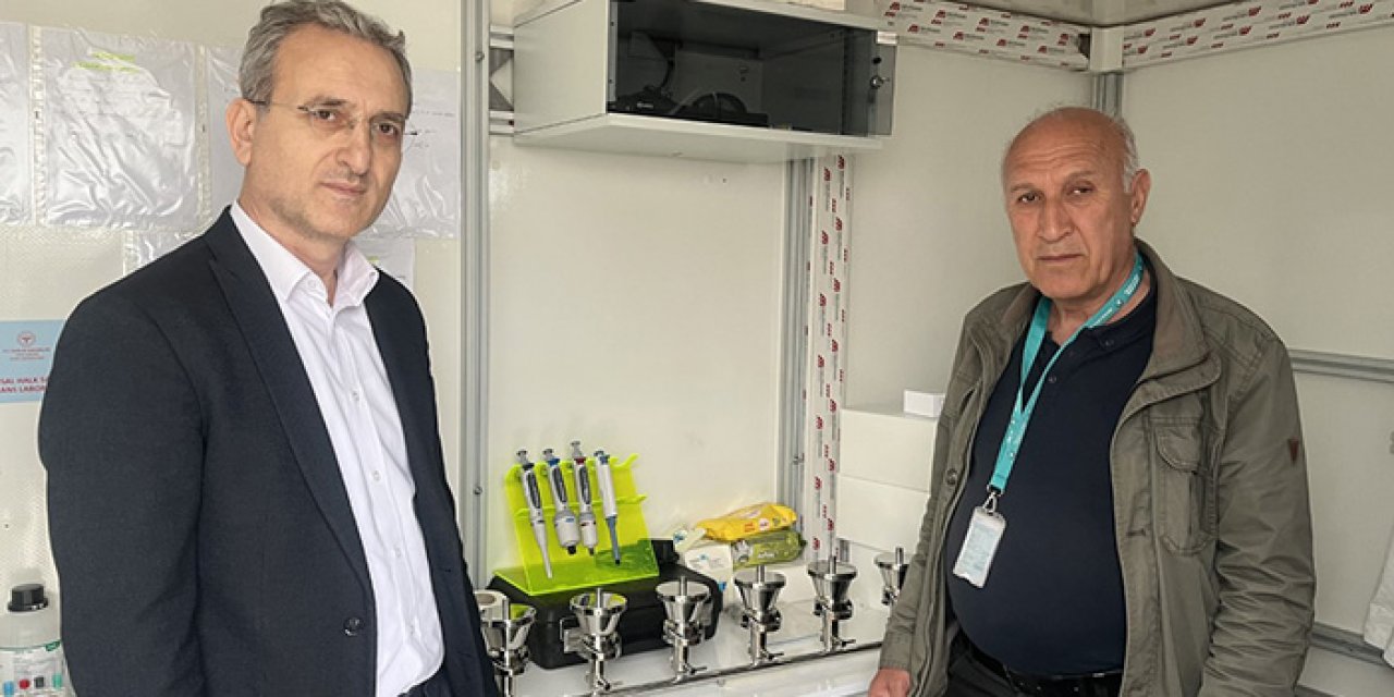 Hatay'a içme suyu analizi için cihaz gönderildi