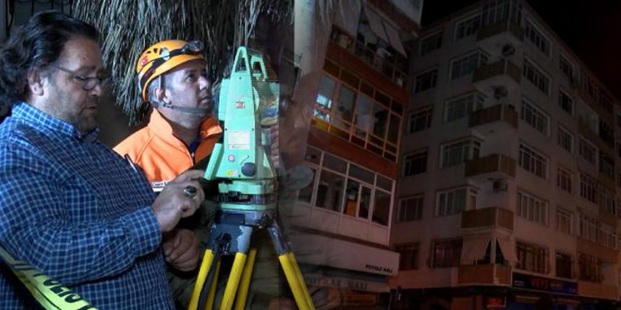 6 katlı bina çökme riski nedeniyle boşaltıldı