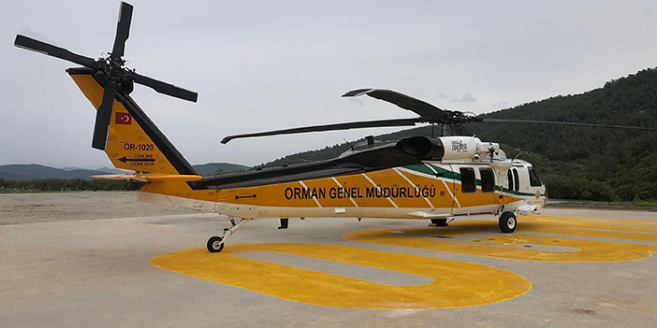 Yangın söndürme helikopteri Sikorsky’den test uçuşu
