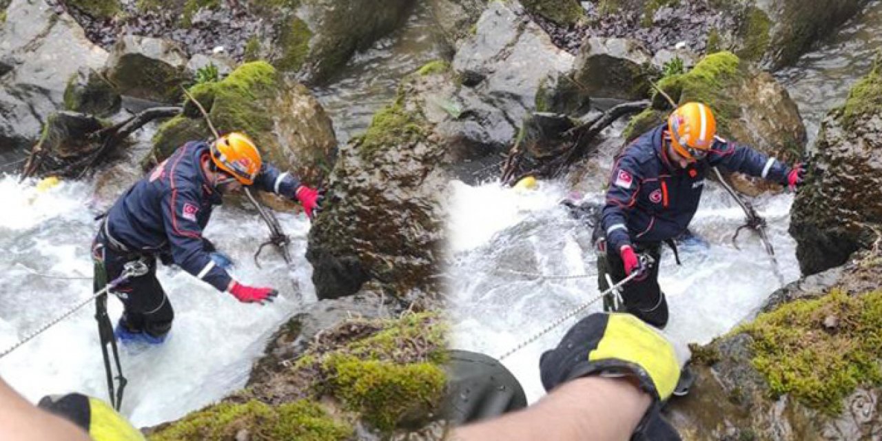 Dereye düşen kız ve onu kurtarmak isteyen babası boğuldu