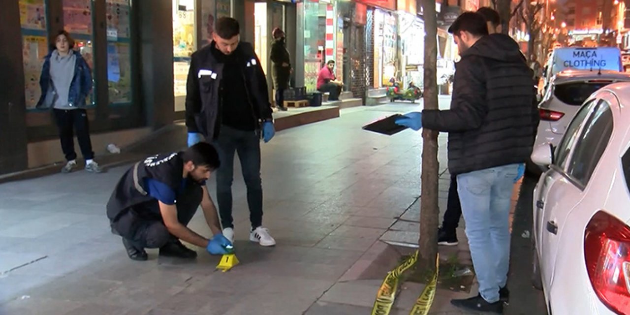 Sokak ortasında silahlı saldırı