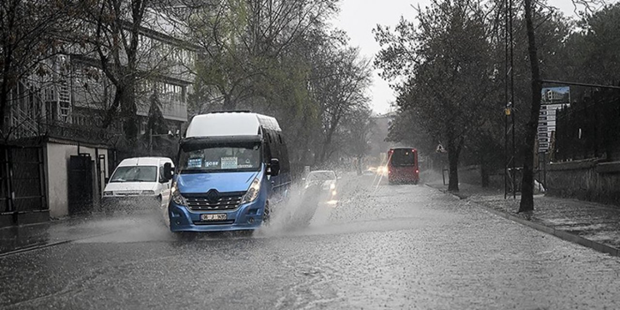 Ankara'ya kuvvetli yağış ve sel uyarısı