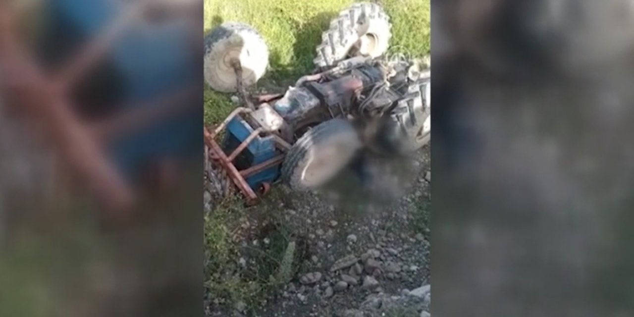 Traktörün altında kalarak can verdi