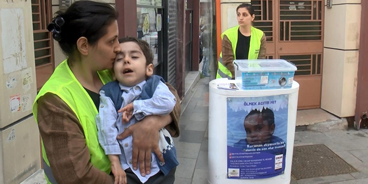 Bayrampaşa’da SMA’lı bir bebeğin bağış kutusu çalındı