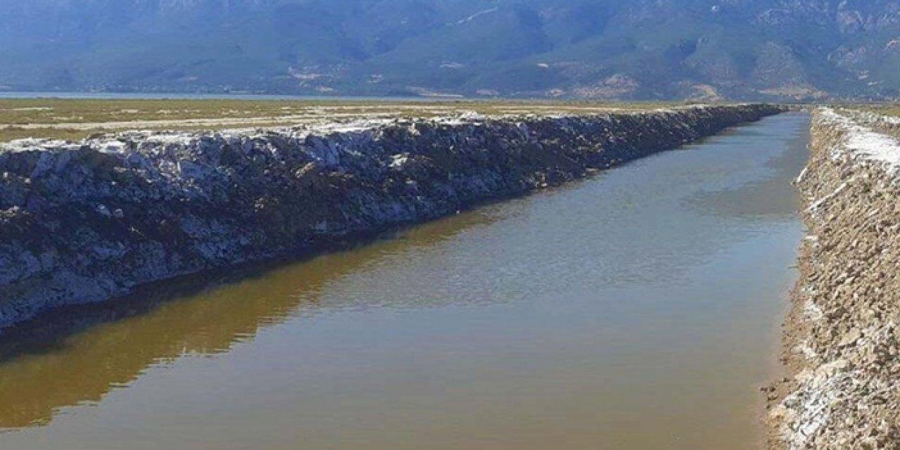 Aydın Büyük Menderes Deltası’nda kaçak su kanalı kapatılıyor