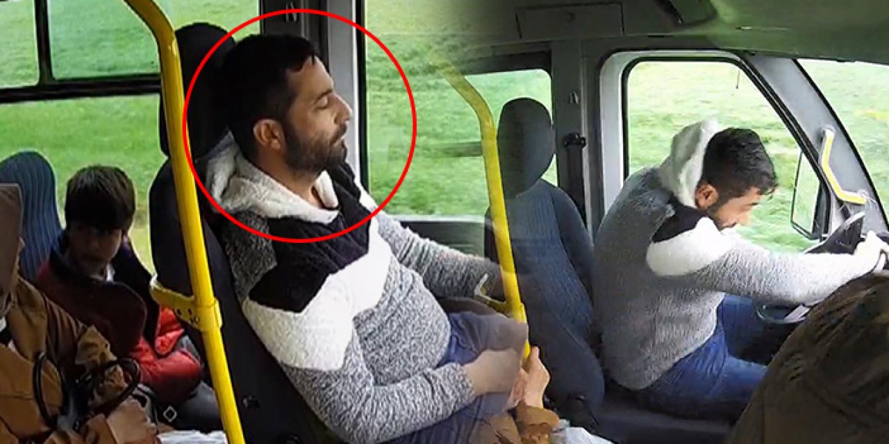 Bursa’da sürücüsü uyuyan otobüs tarlaya uçtu